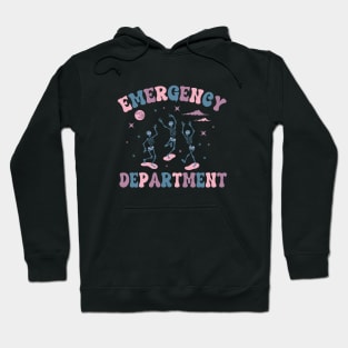 Er Nurse Halloween Spooky Emergency Department Hoodie